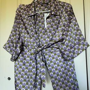 Zara satin effect co-ord set